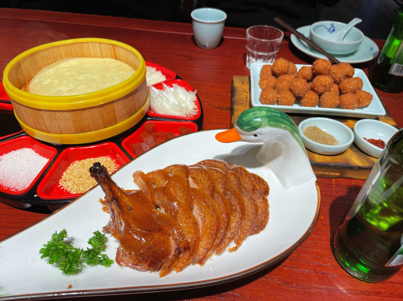 合肥排名第一的烤鸭95北平食府 94烤鸭喜欢吃脆皮的一定会爱上这