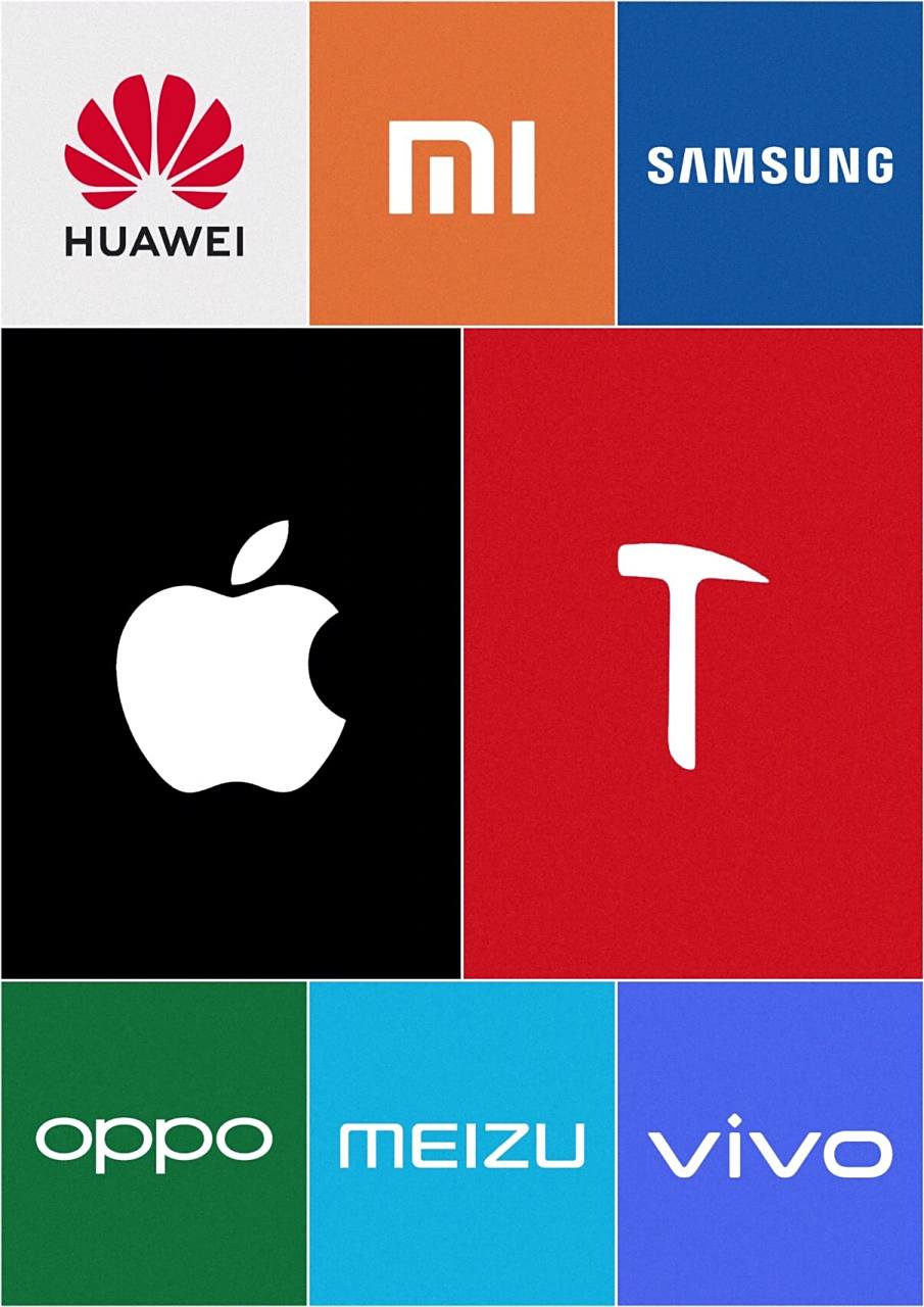 我最喜欢锤子手机的logo,你喜欢哪一个?