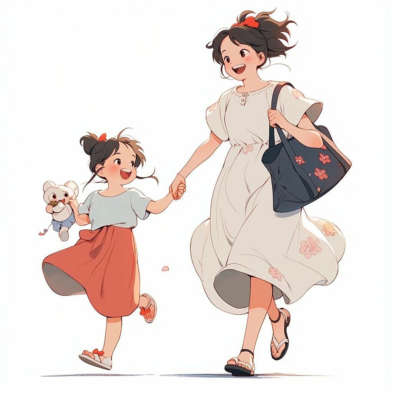 亲子头像‖妈妈和女儿