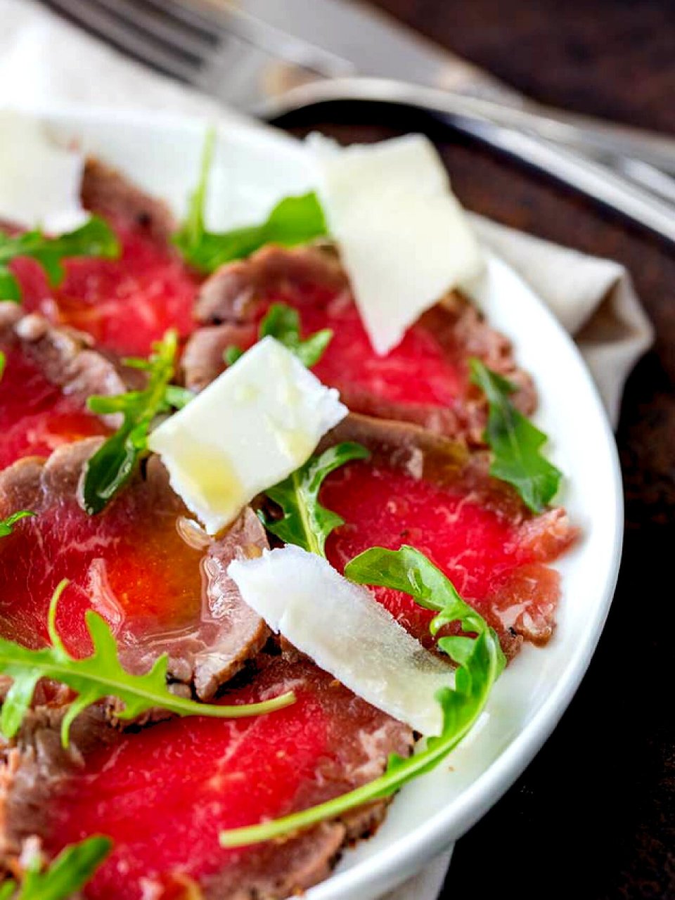 意式生牛肉沙拉 | 口感绝妙有滋味97 carpaccio是意大利版9495