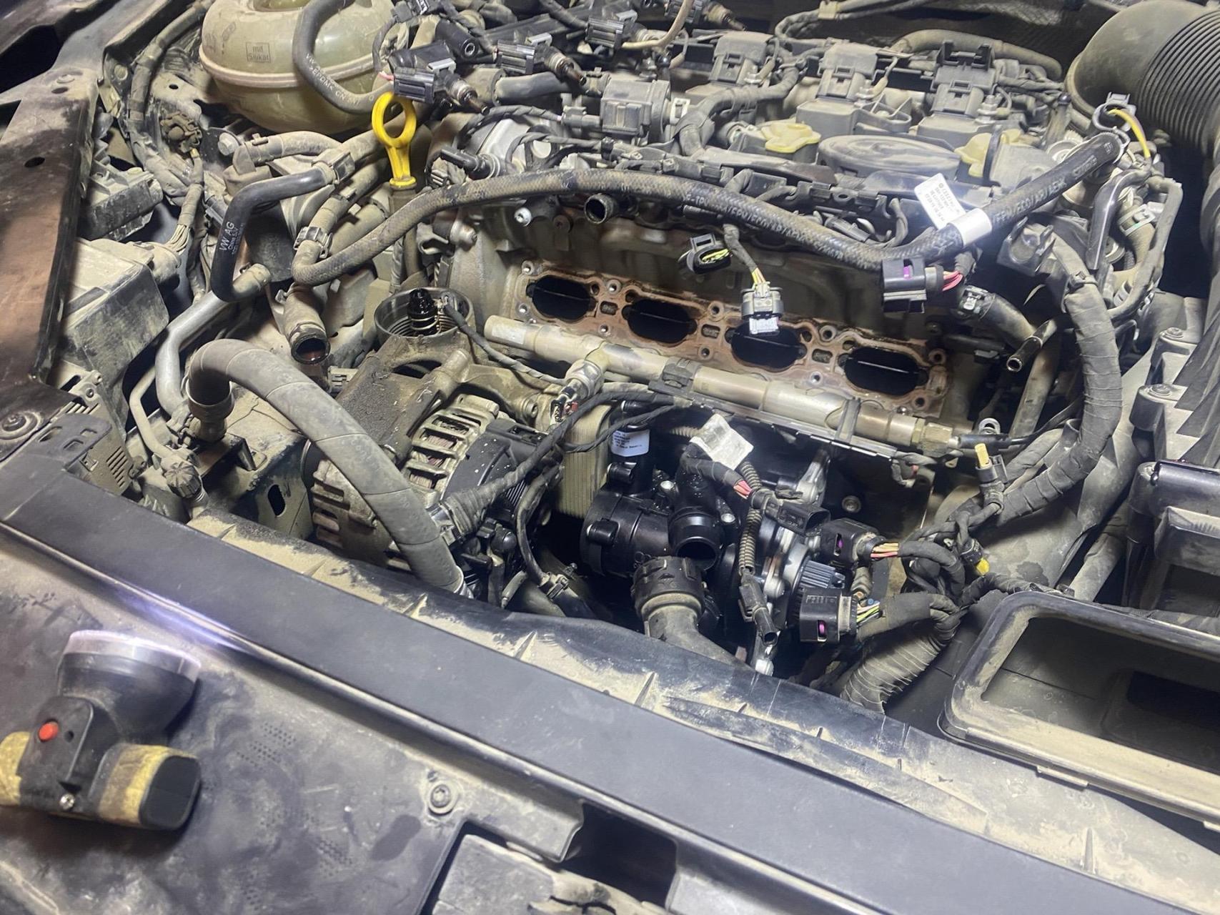 三代ea888更换原车水泵,品牌的一年多就漏水!