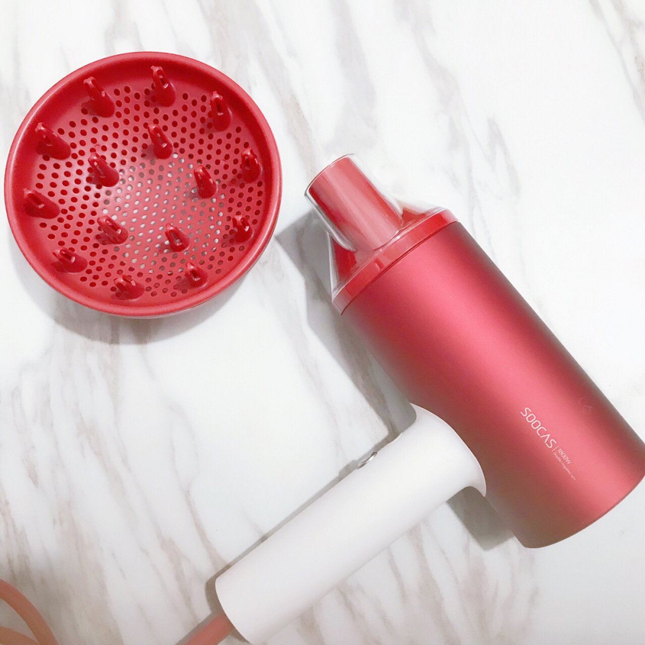 戴森平民版素士吹风机 [害羞]说说我最近入手的高颜值素士平价吹风机