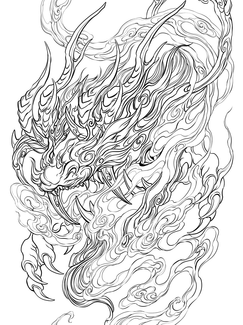 原创插画 | 山海经 饕餮 饕餮,它其形如羊身人面,其目在腋下,虎齿人爪