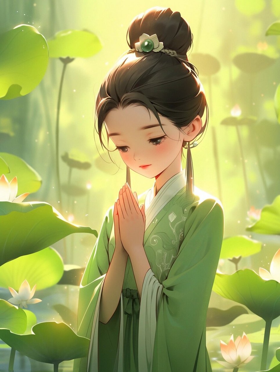 古风头像||绿·佛系少女97