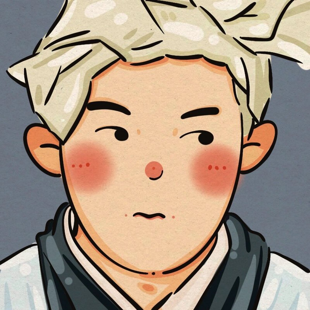 武林外传情侣可爱头像手绘|白展堂 佟湘玉 我错了 我真的错了 我从一