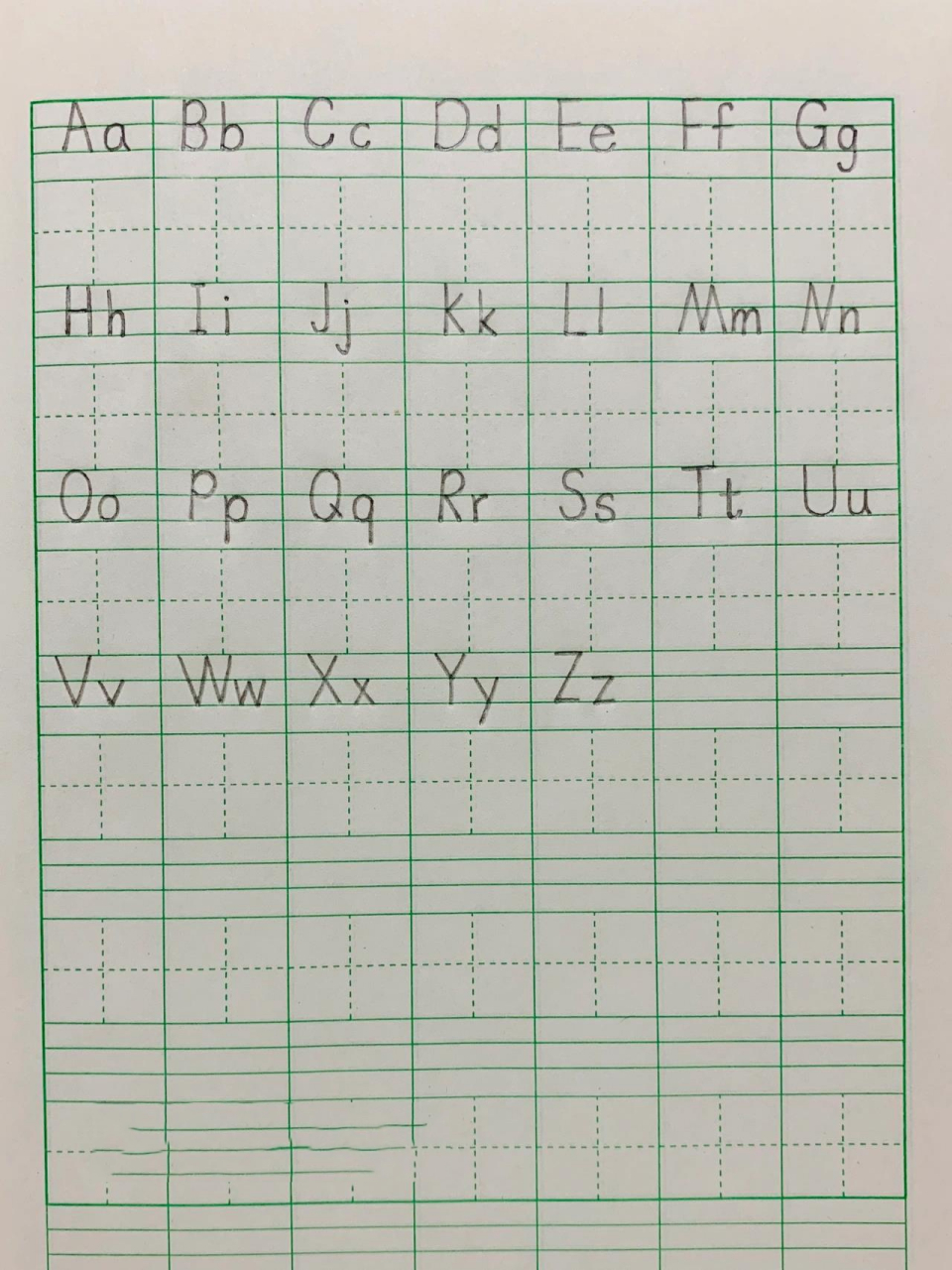 拼音字母本格式图片