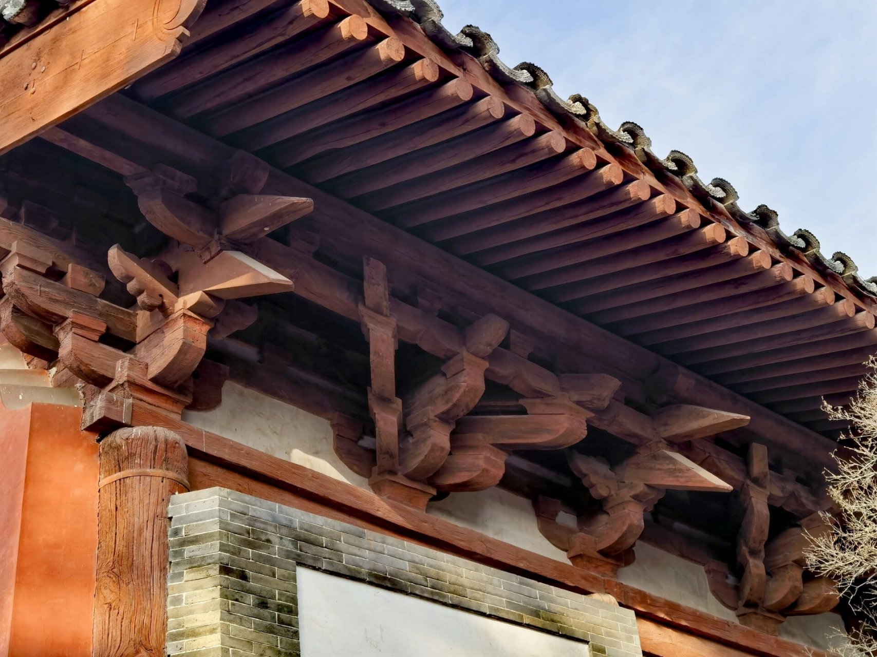 山西五台山佛光寺文殊殿 山西五台山佛光寺文殊殿拍摄于大年初四 金朝