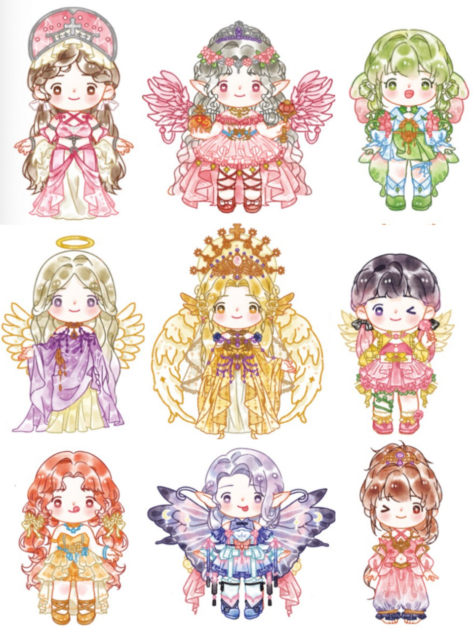 带模切的换装贴纸要来了!