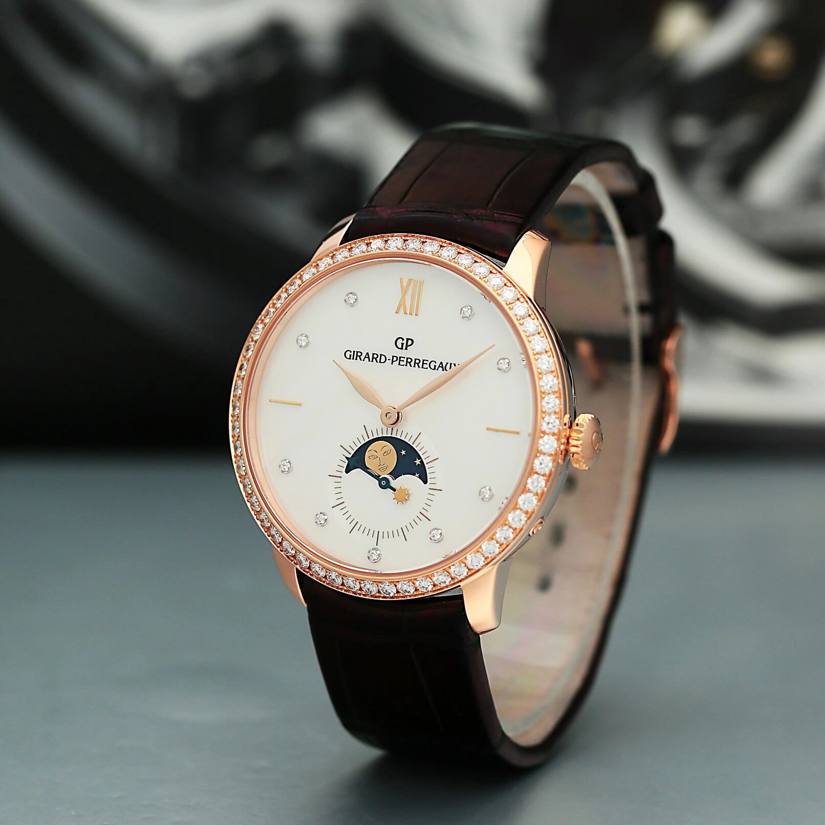 芝柏  系列:1966系列  型号:49524d52a751-ck6a 材质:18k玫瑰金  镜面