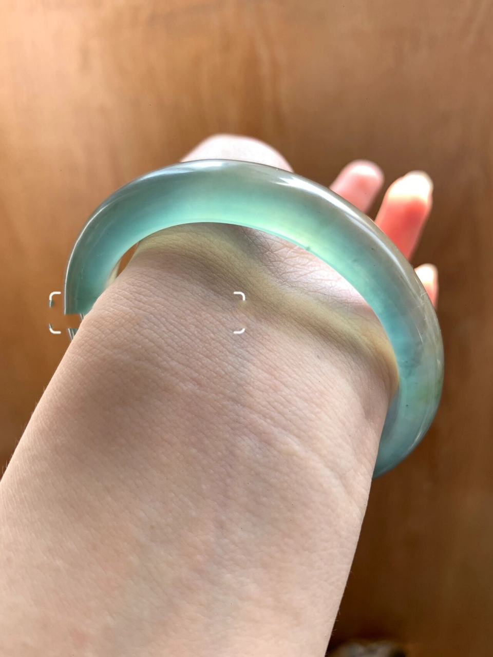 岫玉蓝水毕业8次 | 挑镯子与保养心得分享 我的岫玉蓝水毕业镯基本发