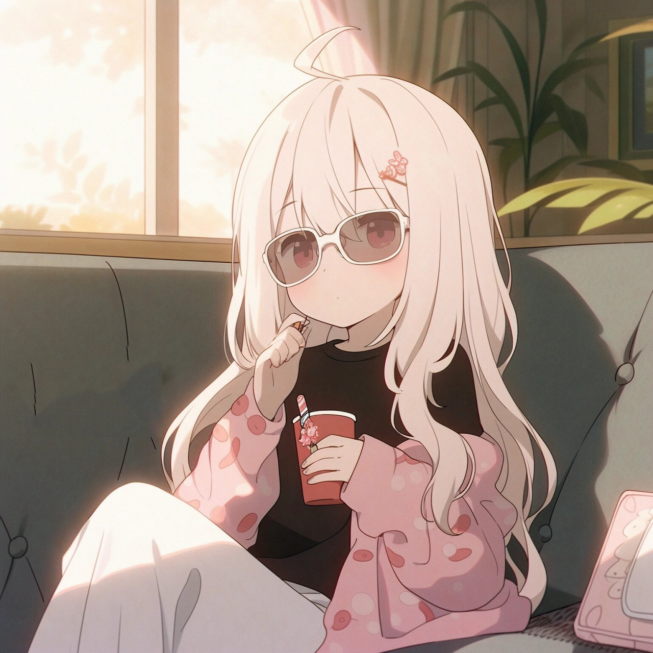 动漫女生头像 做一个酷酷的女生