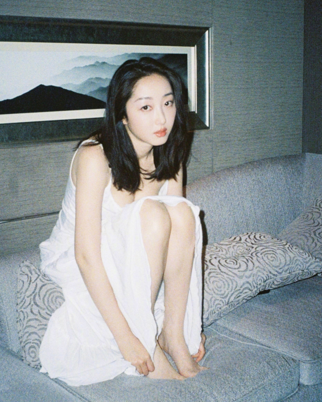 蒋梦婕,光脚性感纯欲风写真