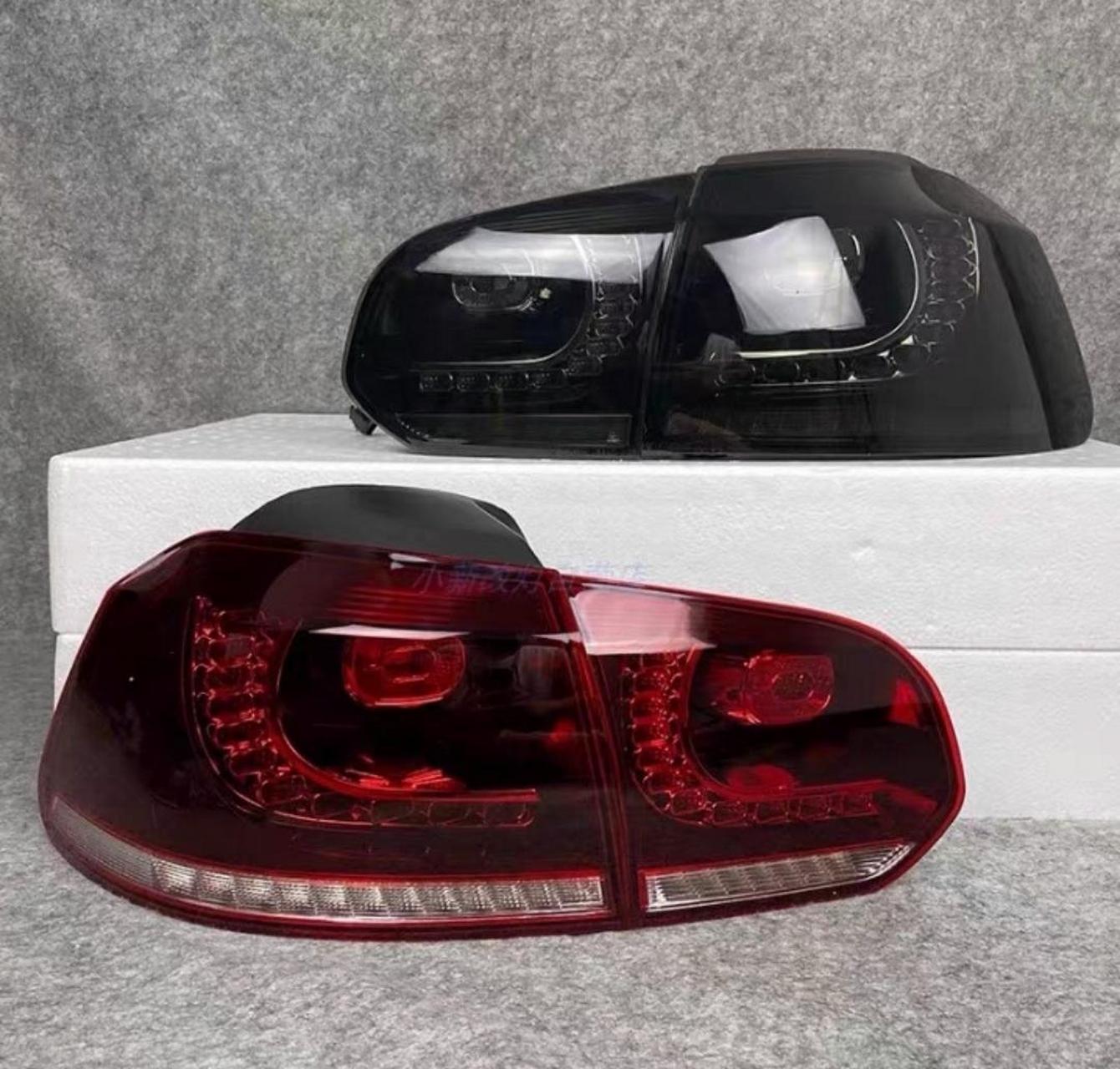 全新高尔夫6改r20款尾灯led流光转向