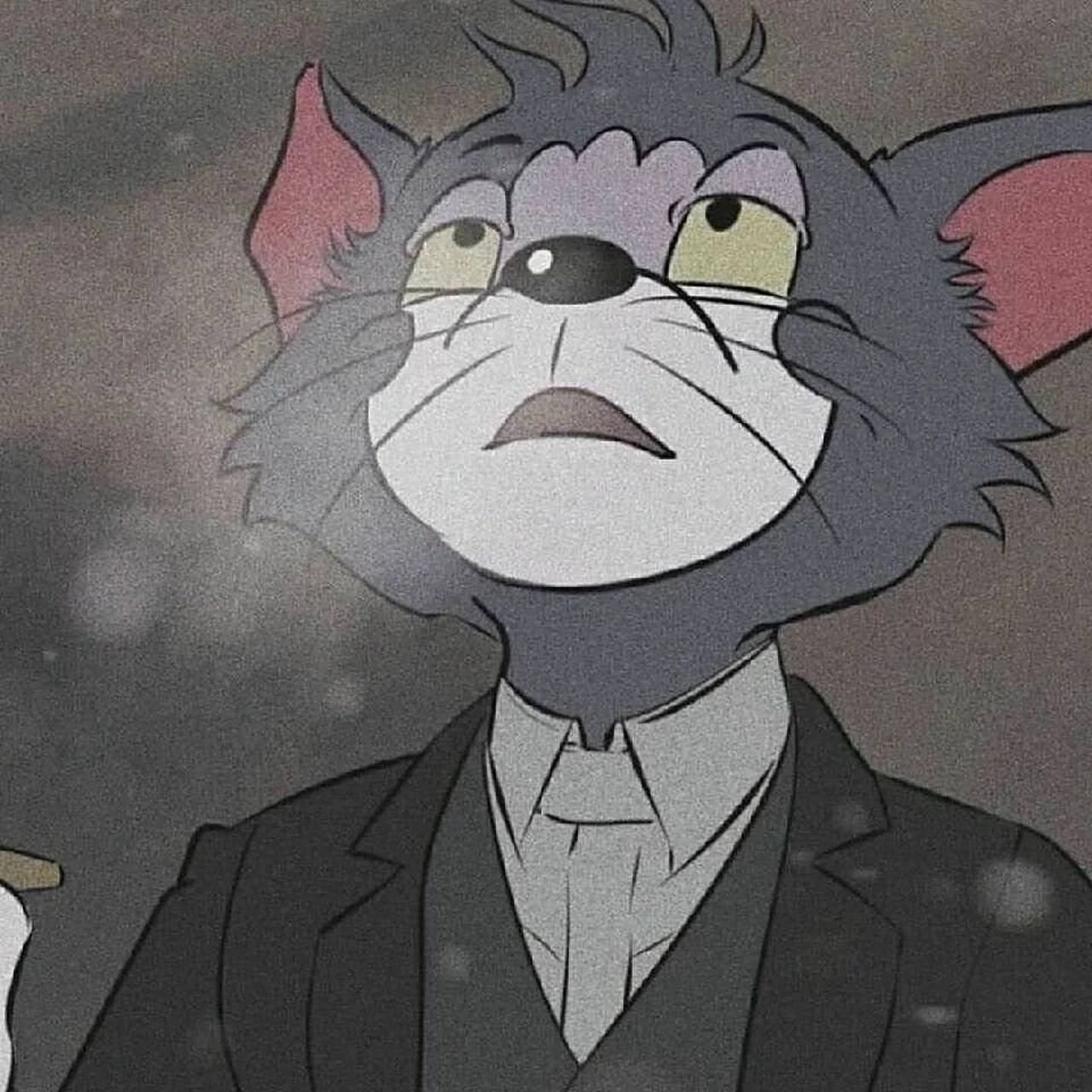 汤姆 汤姆头像|超酷的bo62y 丧气汤姆西装头像 高冷帅气的汤姆猫tom