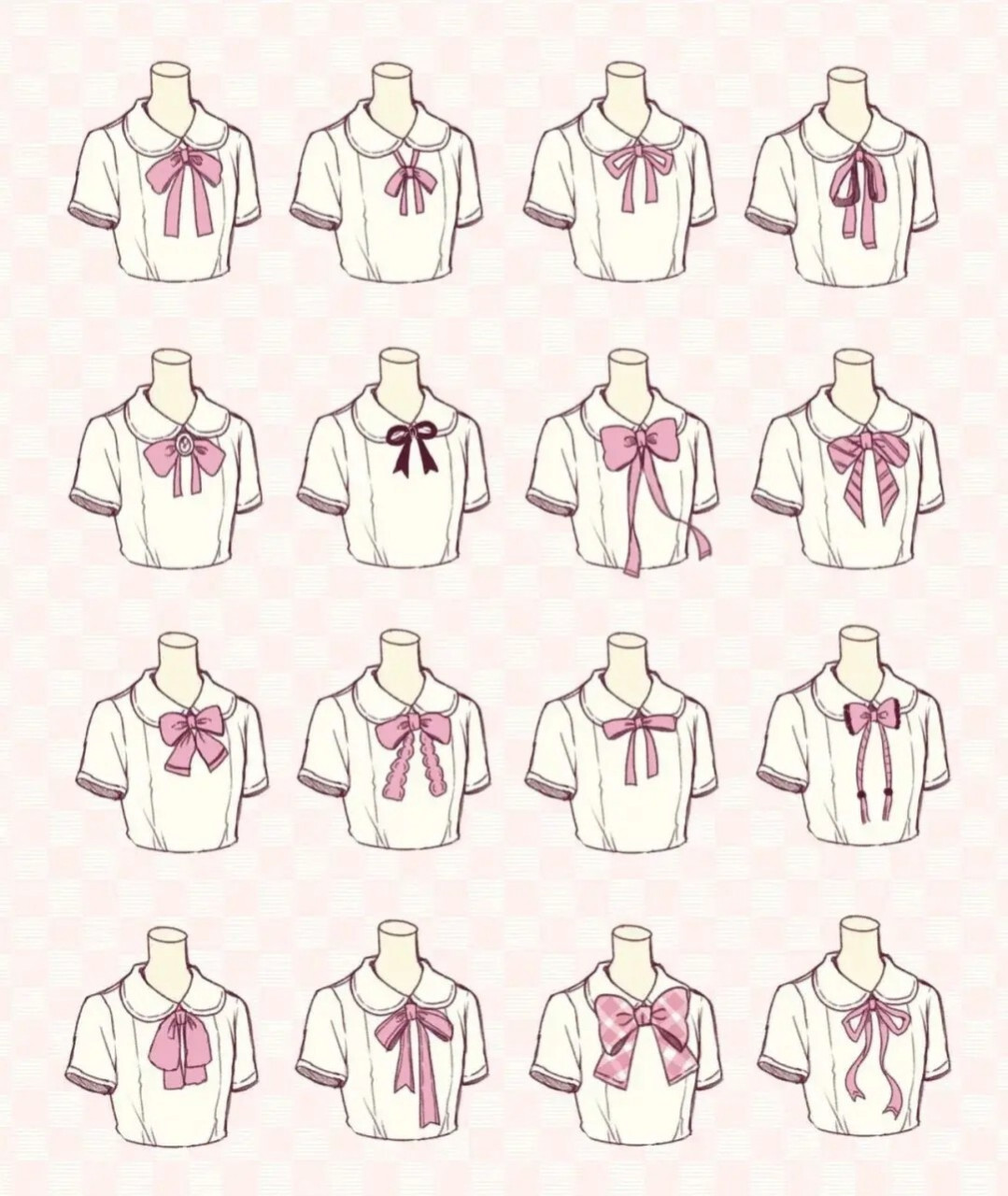 服饰素材|超可爱的一组动漫人物衬衣袖子, 【服饰素材】超可爱的一组