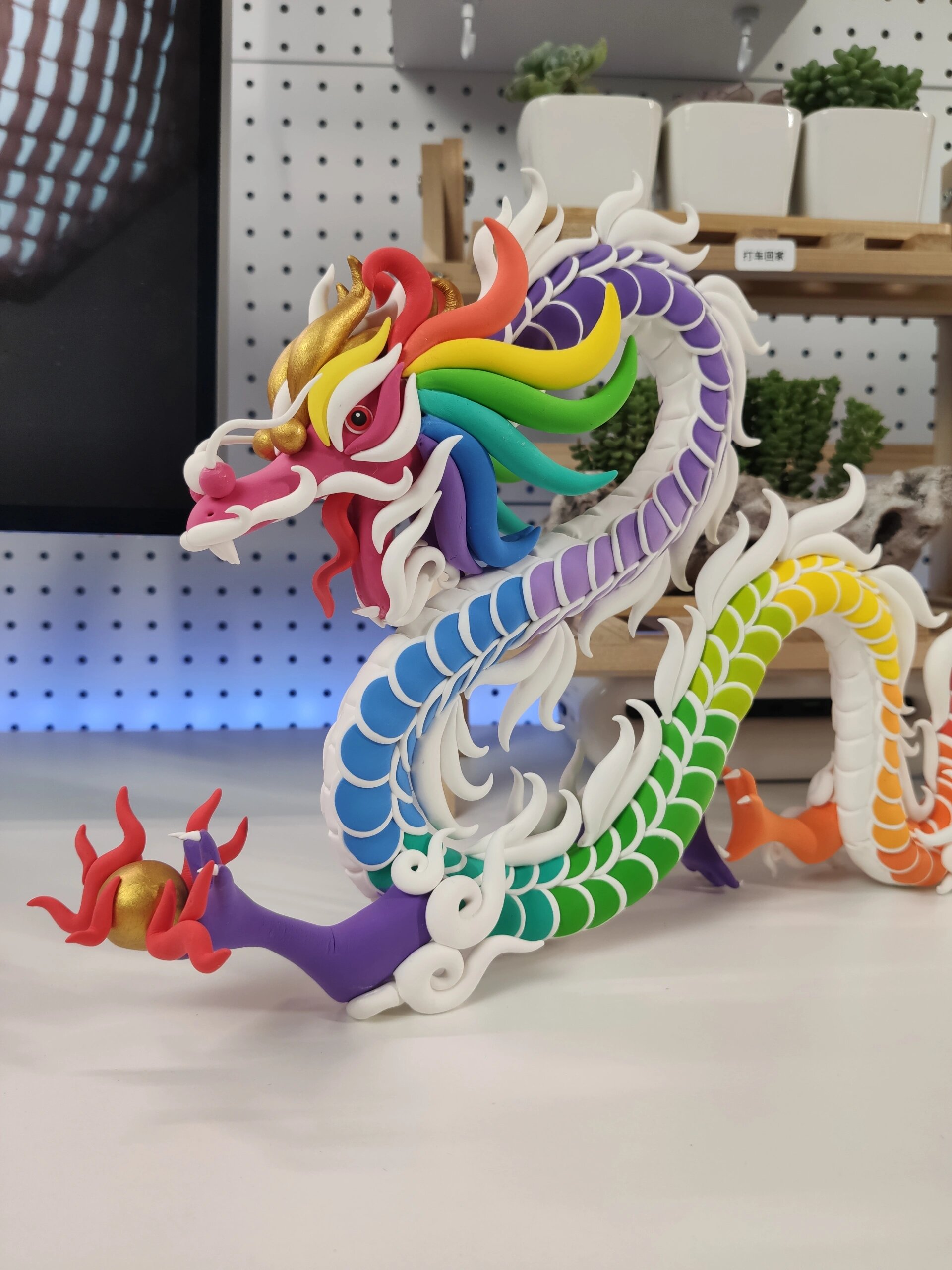 七彩神龙驾到啦‖超轻黏土手工