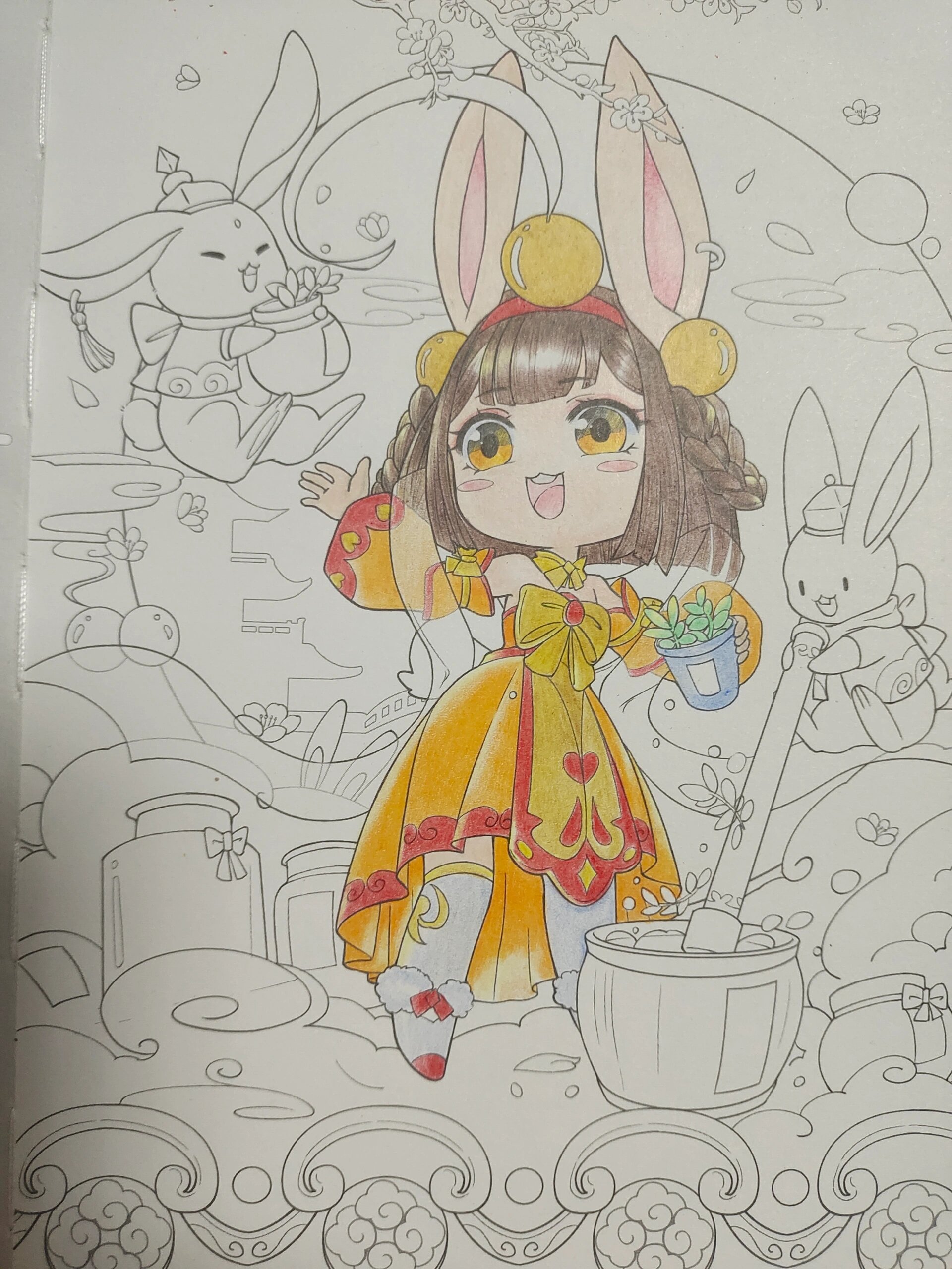 涂色16 | 玉兔公主 最满意的一次!