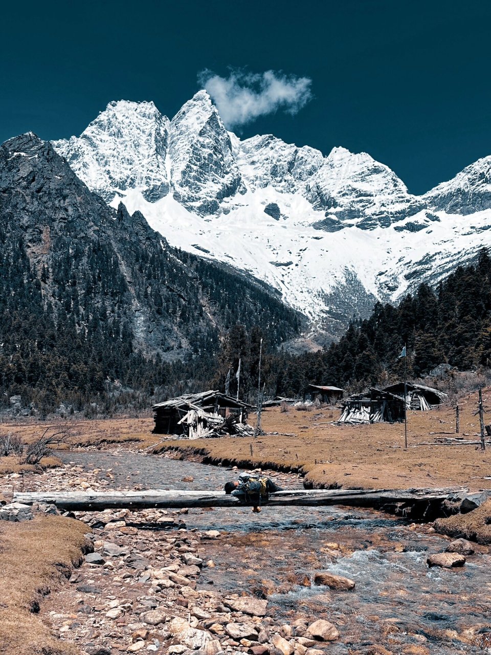 藏东南雪山探秘|寻找海拔6132米的国王宝座 "真的太不可思议了,虽然在