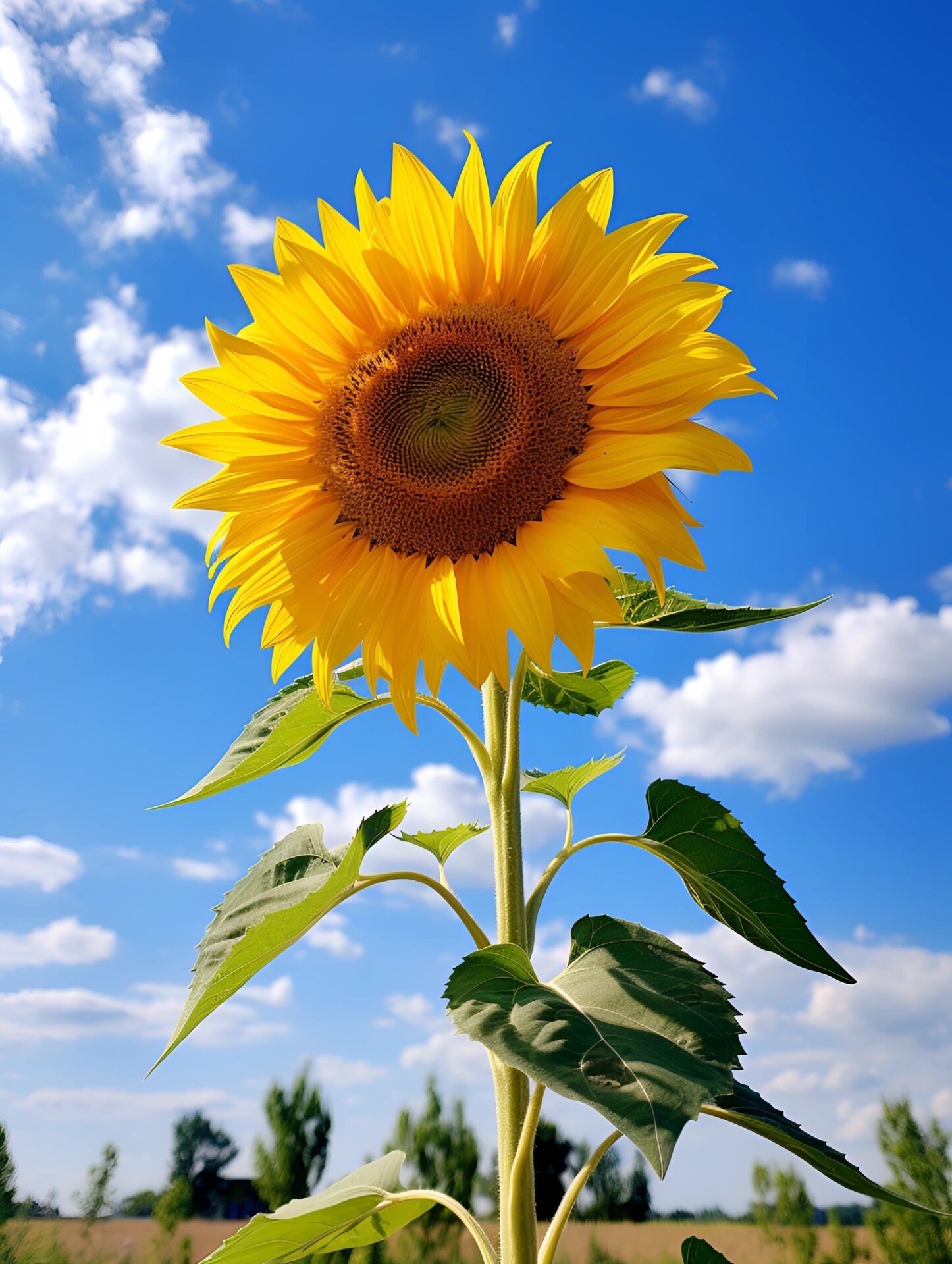 向日葵,平凡又不失优美.