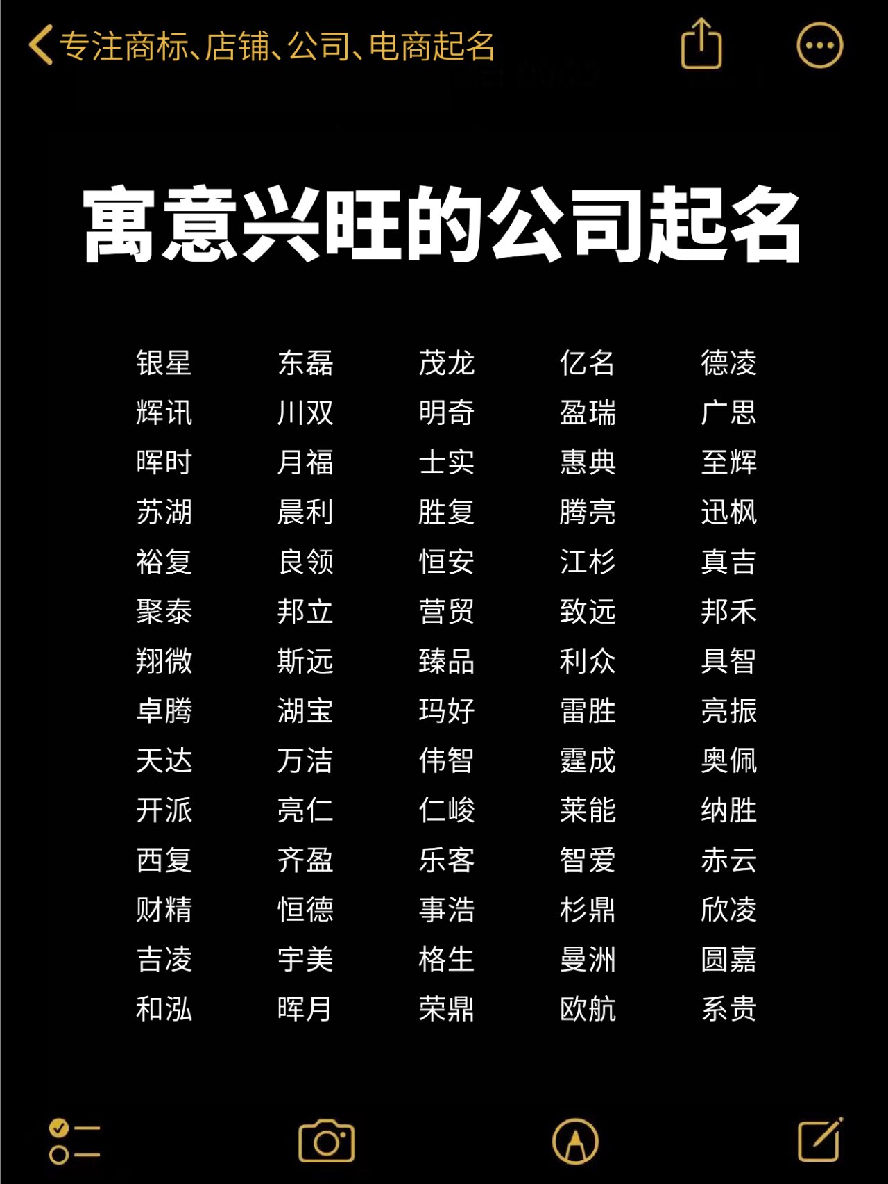 公司起名字寓意好的字图片