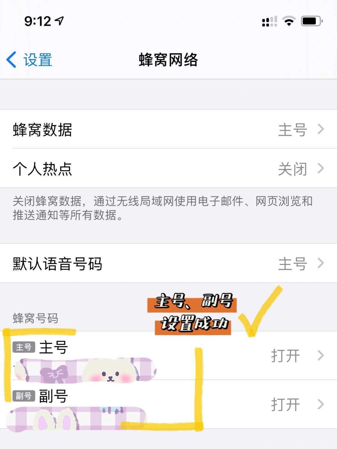 iphone1295双卡双待设置教程,附可爱小图标