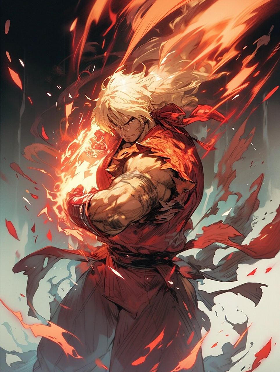 街霸 手机壁纸 ai绘画