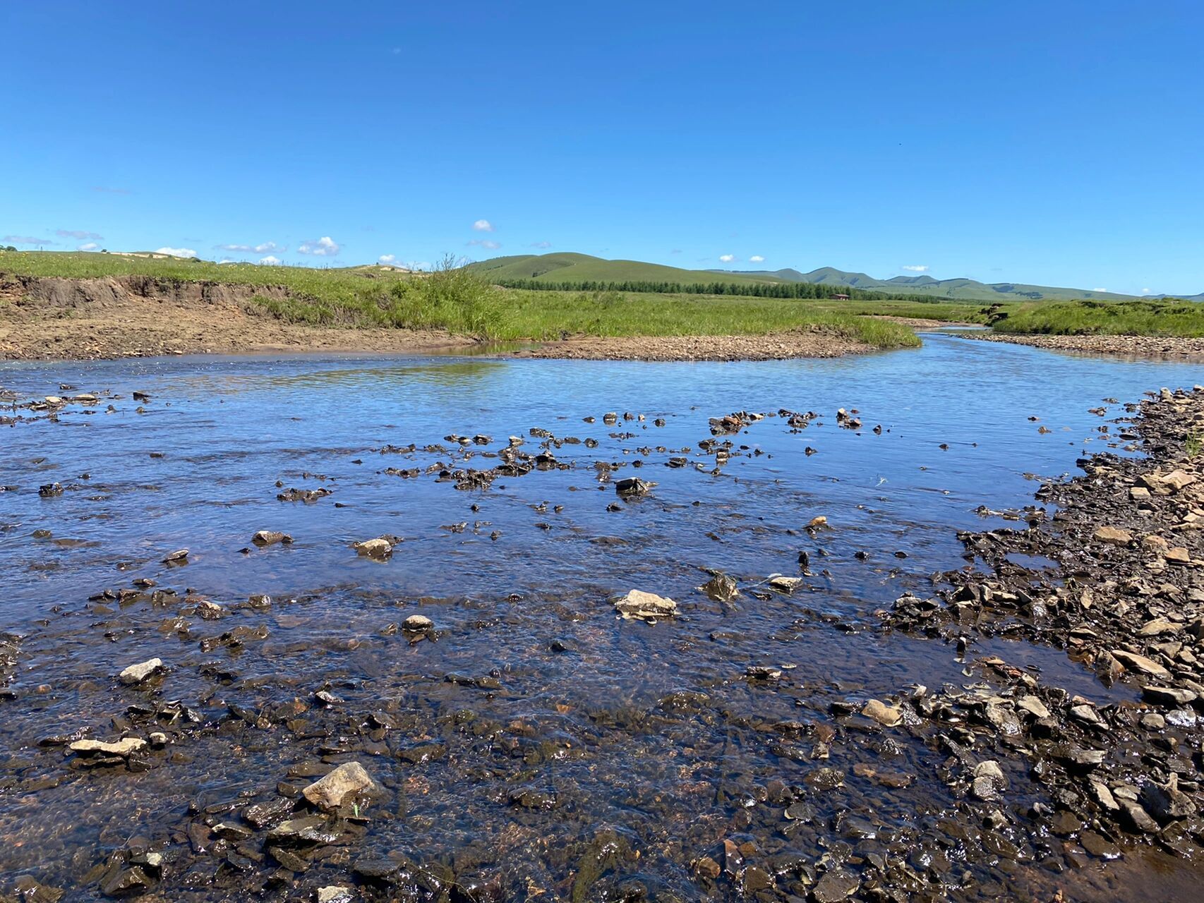 塞罕坝,界河边 滦河上游,也叫吐力根河,塞罕坝和乌兰布统的界河