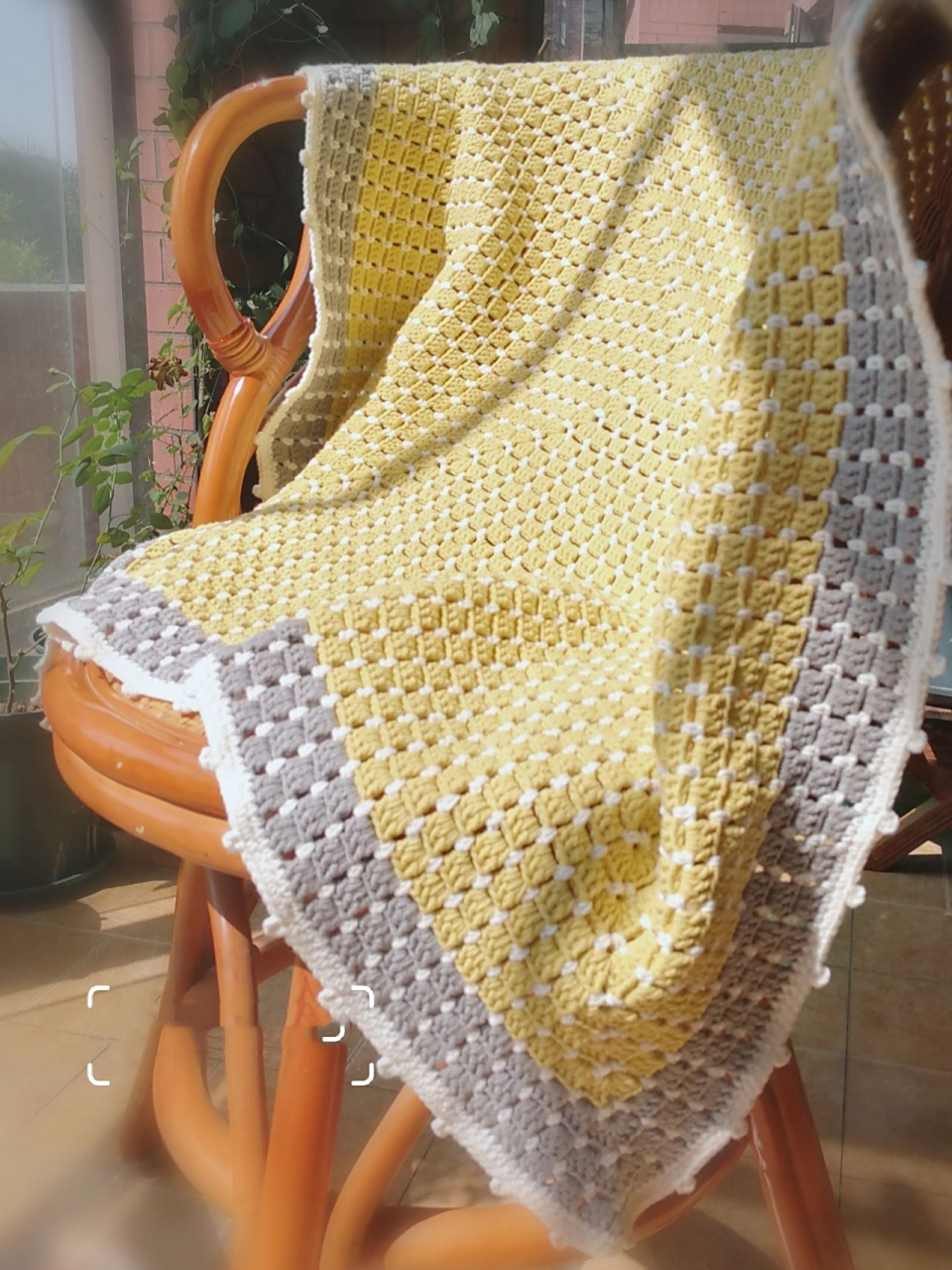 一钩到底,新手友好的钩织毯子   图解出自,感谢分享.