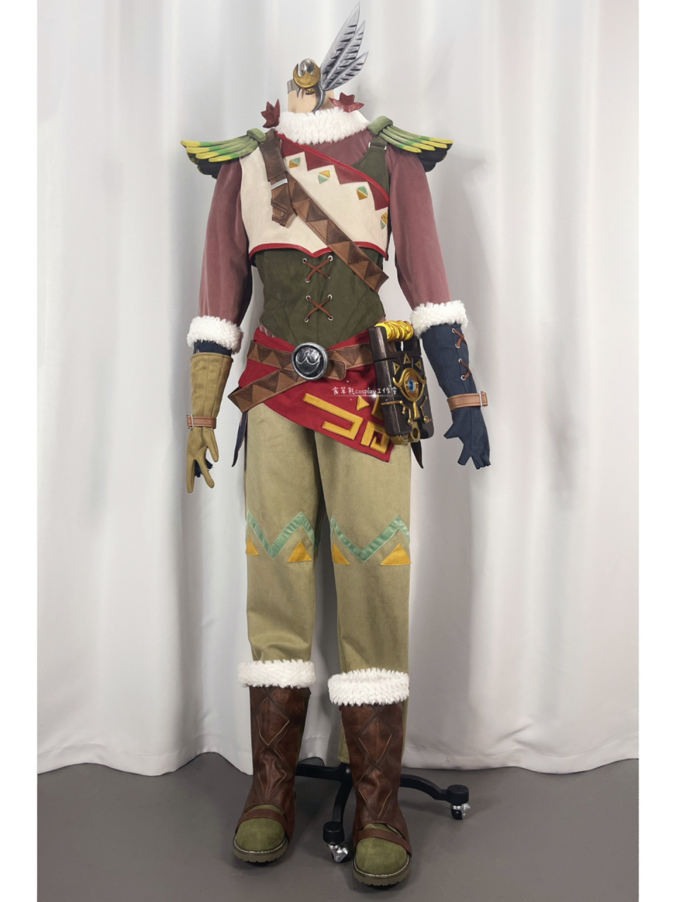 塞尔达传说 林克·利特装 已经能想象到雪景配这套有多舒适啦 选布的