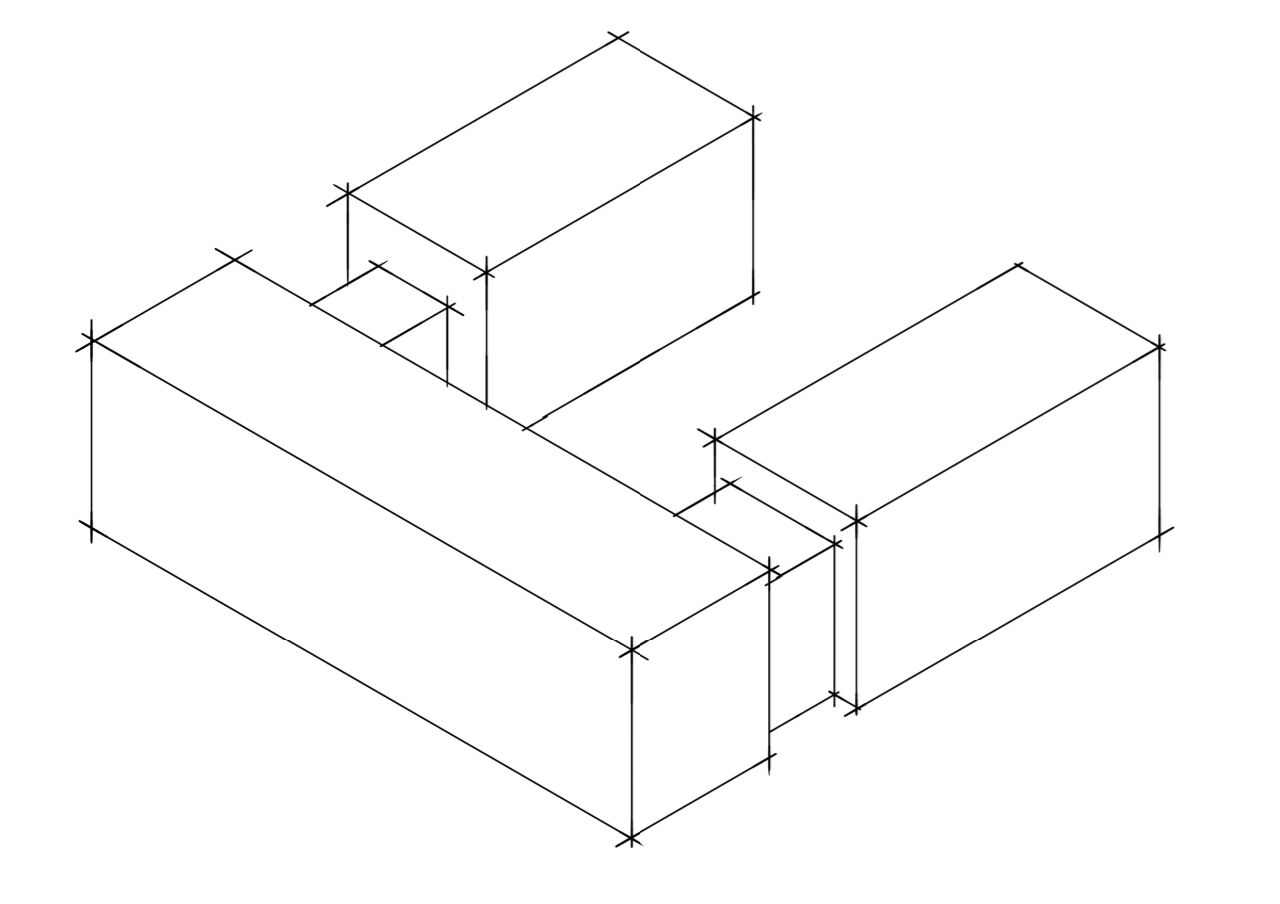 建筑轴测图步骤详解