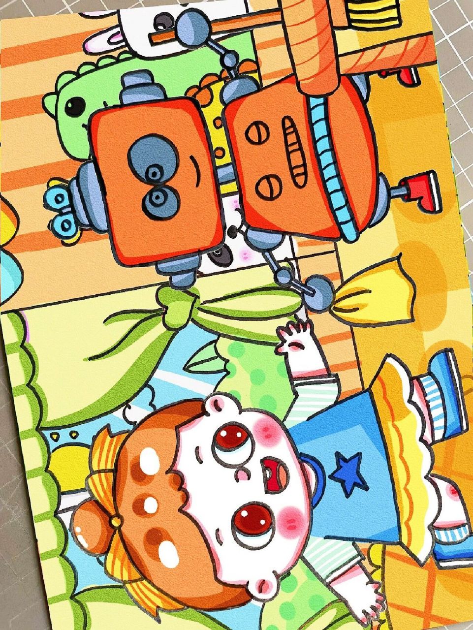 儿童画|智能生活 智能生活 机器人