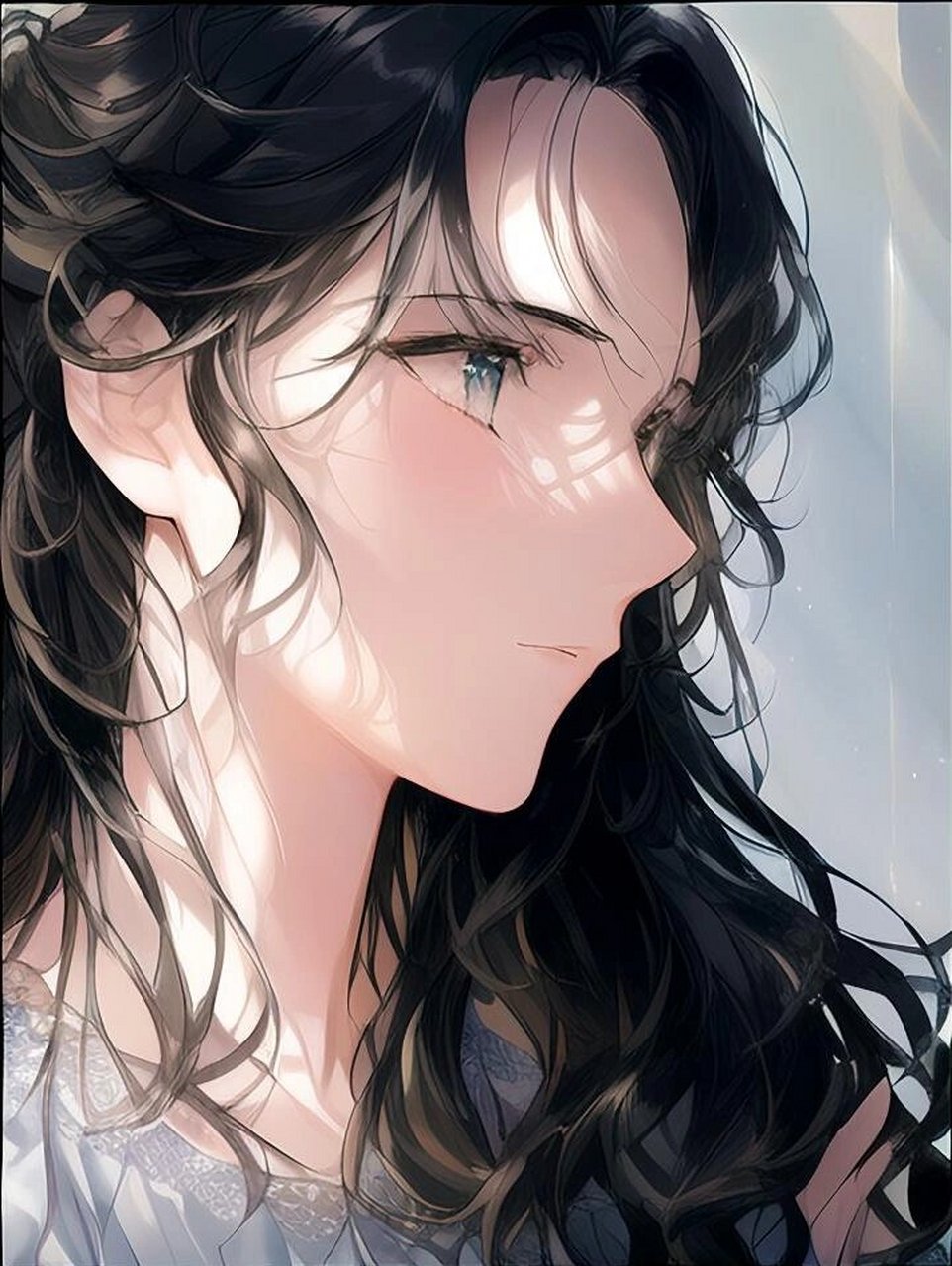 侧脸漫画头像合集