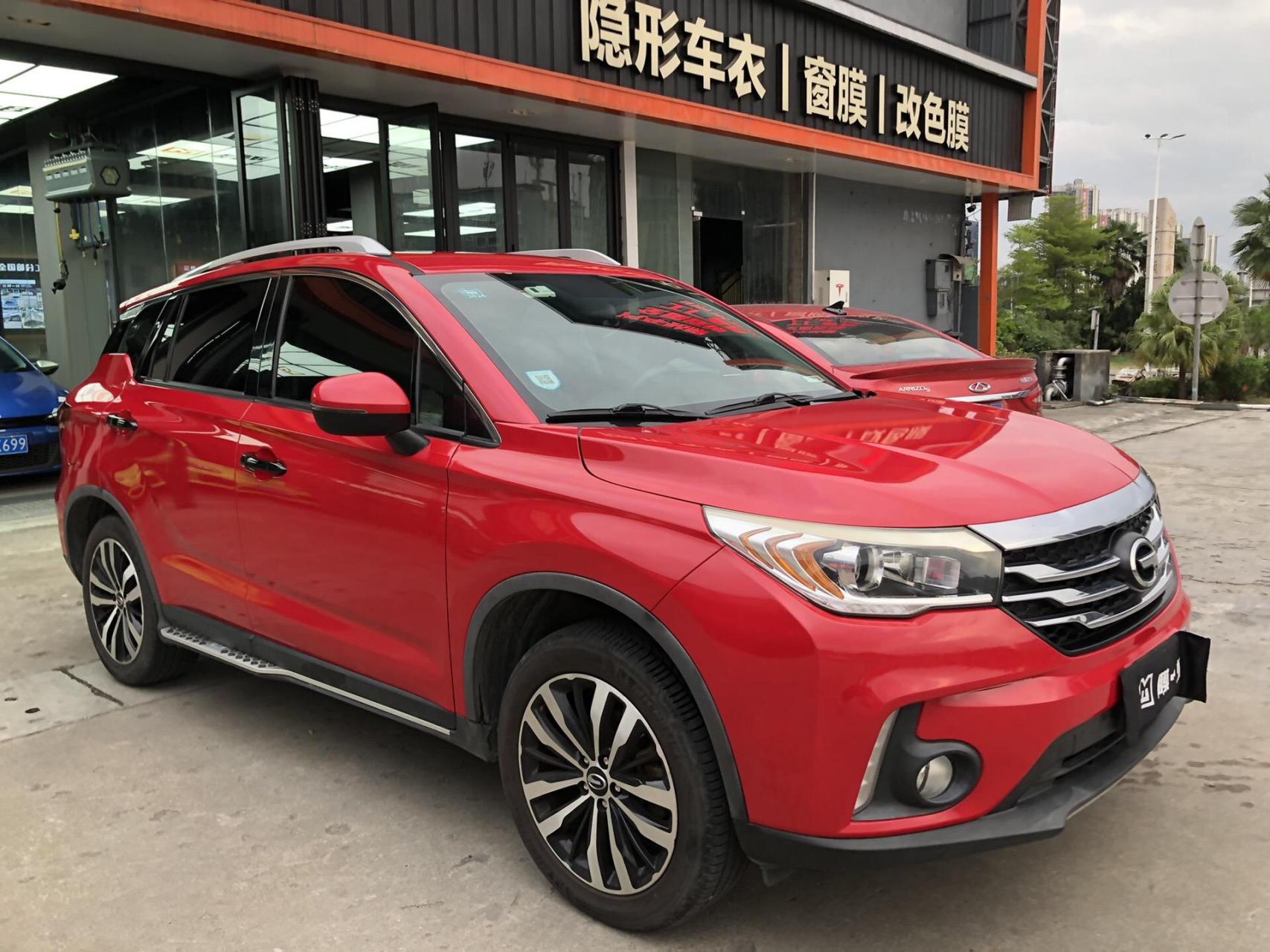 传祺gs4改色水晶樱桃红