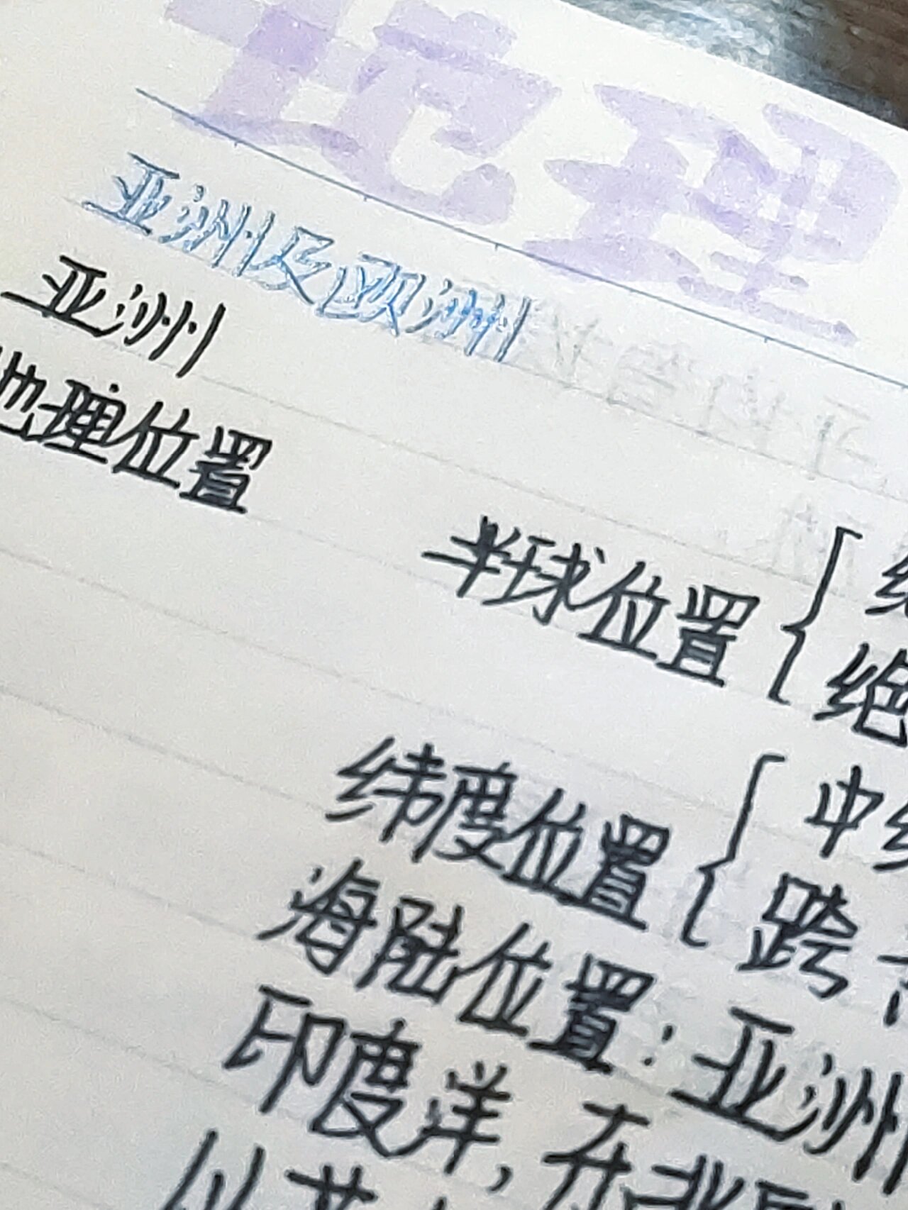 七下地理笔记复习  第2张 
七下地理笔记复习  第2张