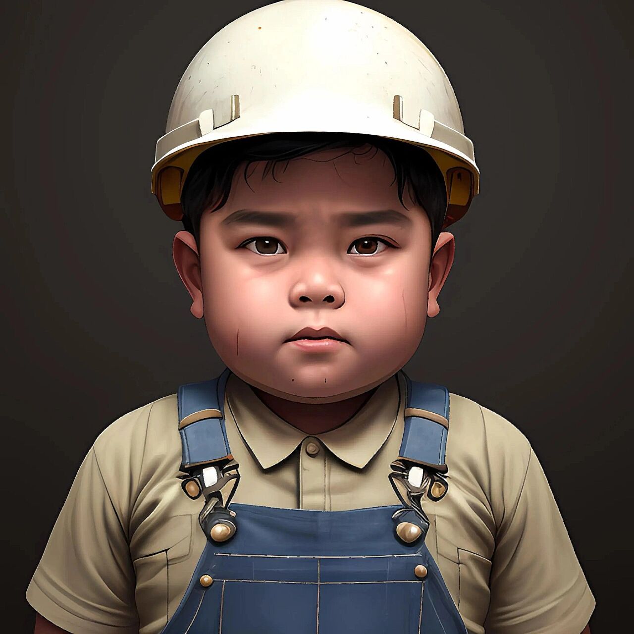 职业头像|头像|建筑工人 憨厚的样纸,反正就是挺可爱的