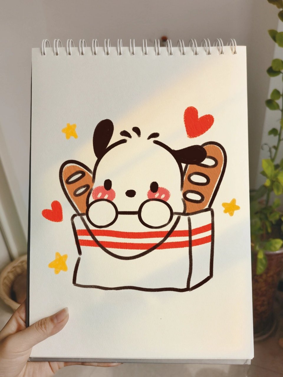 零基础手绘教程|三丽鸥|帕恰狗|绘画|画画 敲可爱帕恰狗:快带我回家