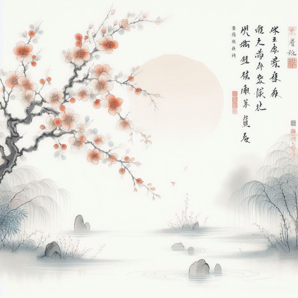 愿得一溪风月为伴,醉卧花前,笑看云卷云舒,纵使