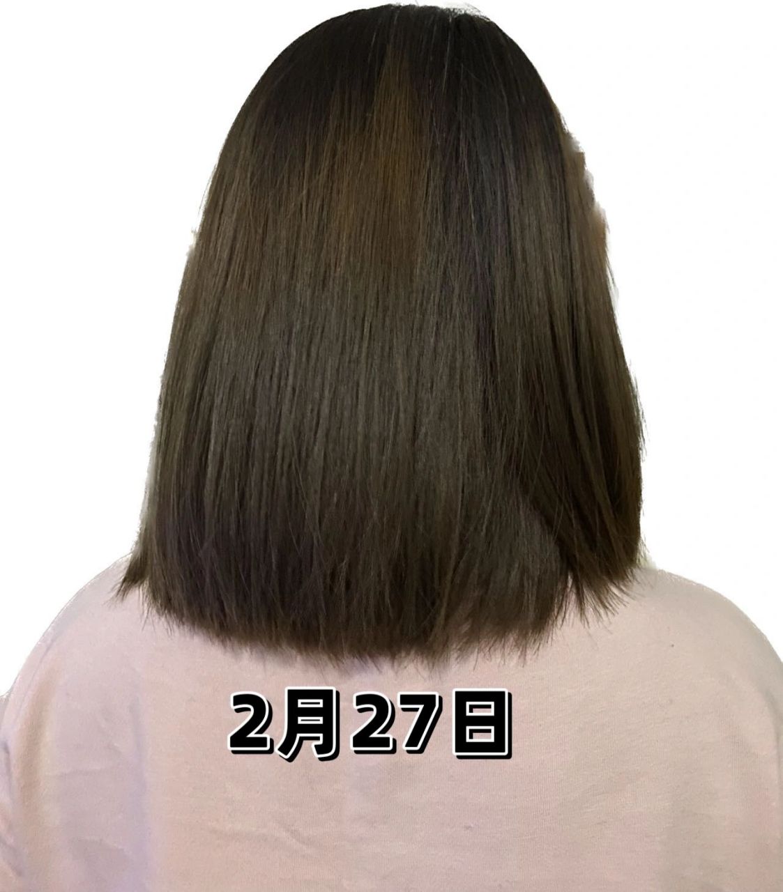 9个月没剪啦,头发长了大概10厘米 之前9月中分享,觉得长得很慢, 今天