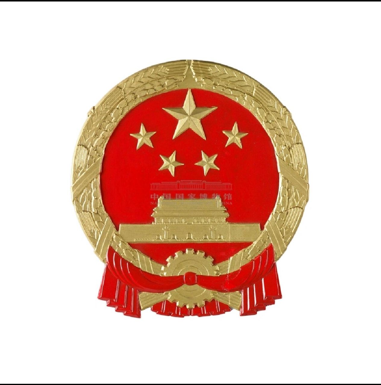 中华人民共和国国徽的设计 国徽象征着国家的主权和尊严,这是新中国
