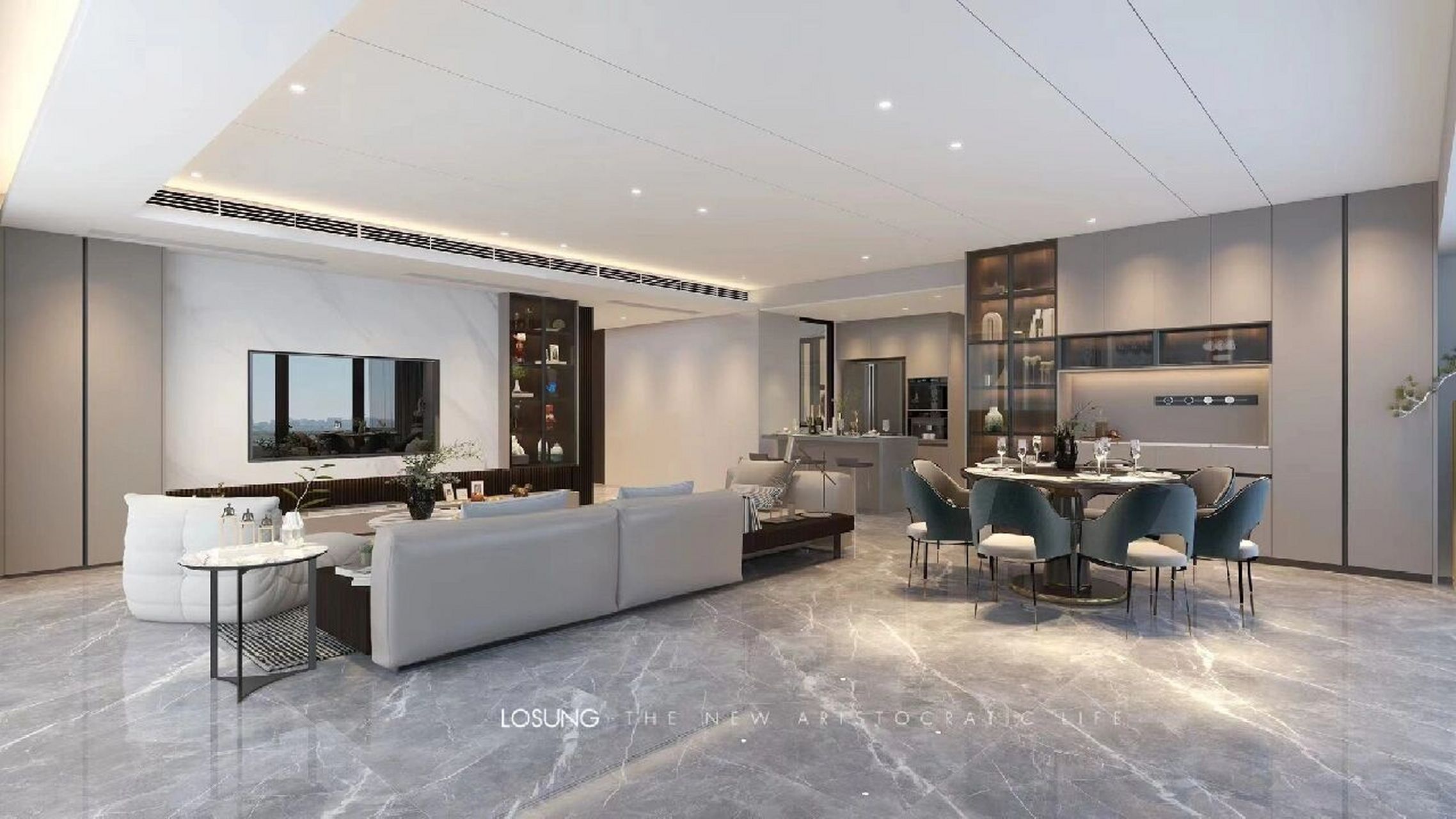 佛山顶级豪宅保利天悦11座238方 期待软装进场再拍大片 精装无改墙体