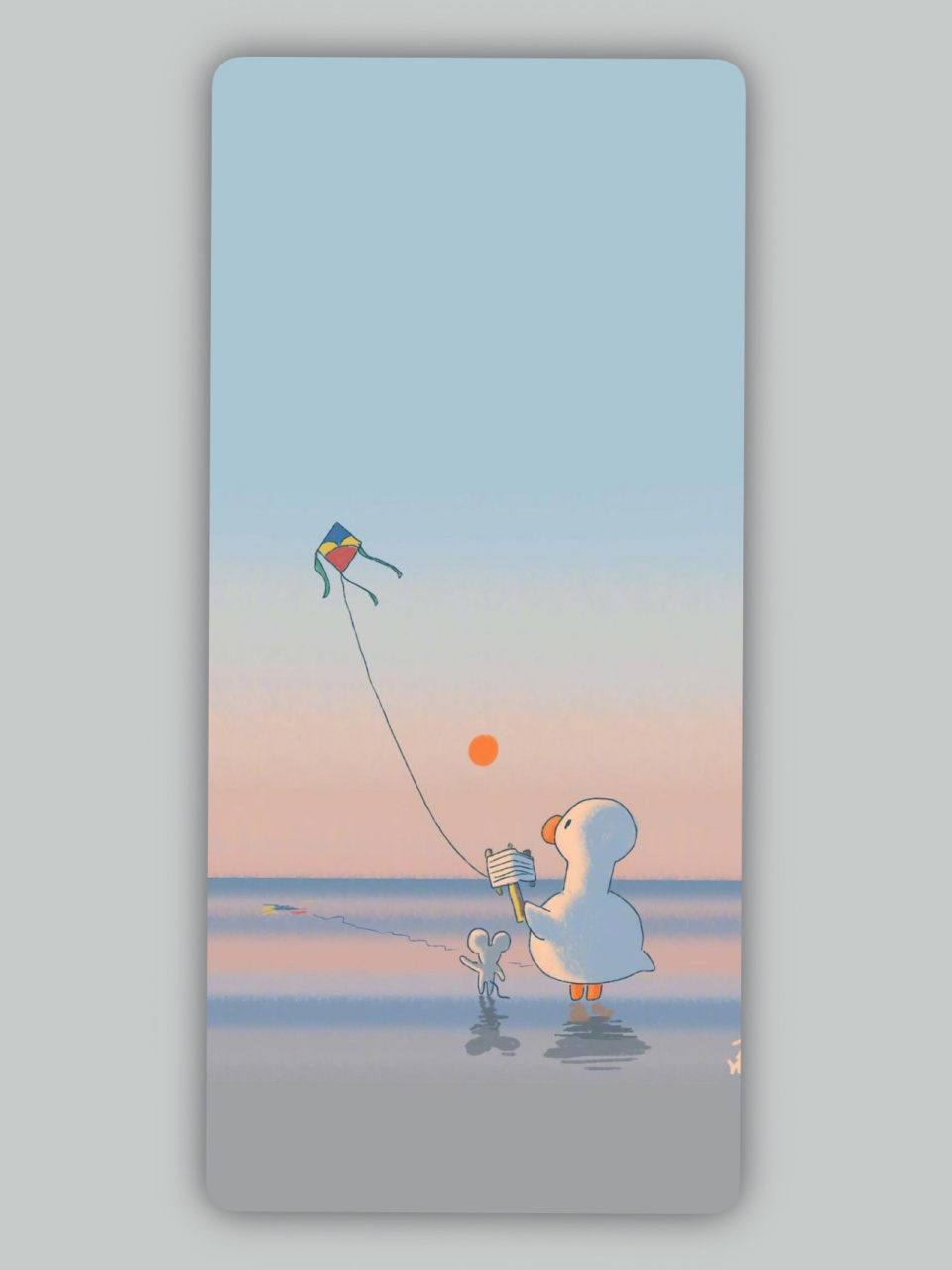 壁纸分享7815治愈鸭可爱卡通清新ins风壁纸 全网超97治愈鸭我