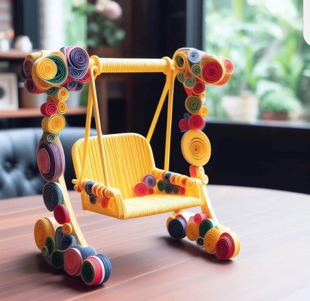 衍纸秋千圆了童年的梦 你最喜欢哪一个