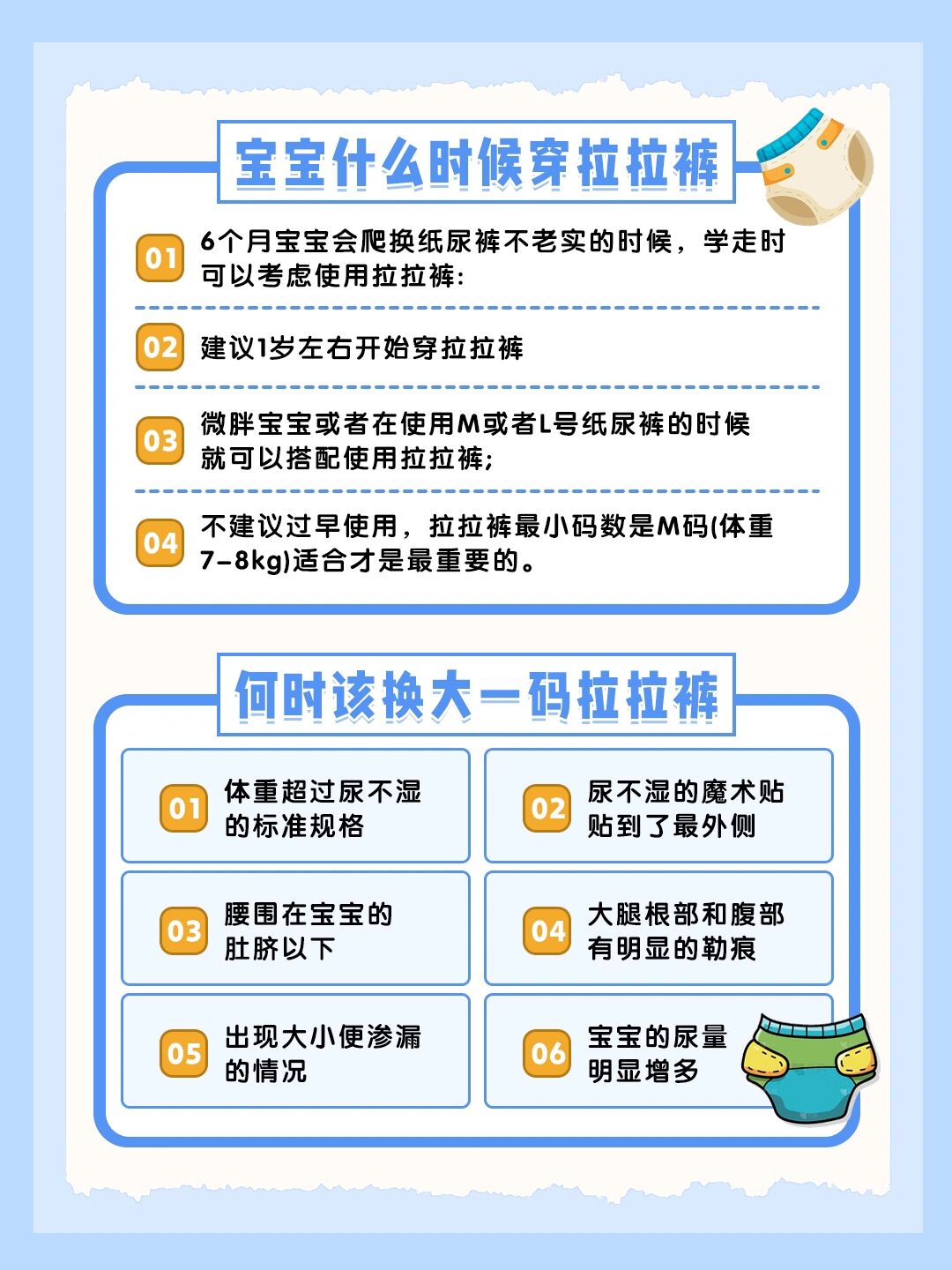 前几天和朋友聚会的时候聊到宝宝穿拉拉裤的问题