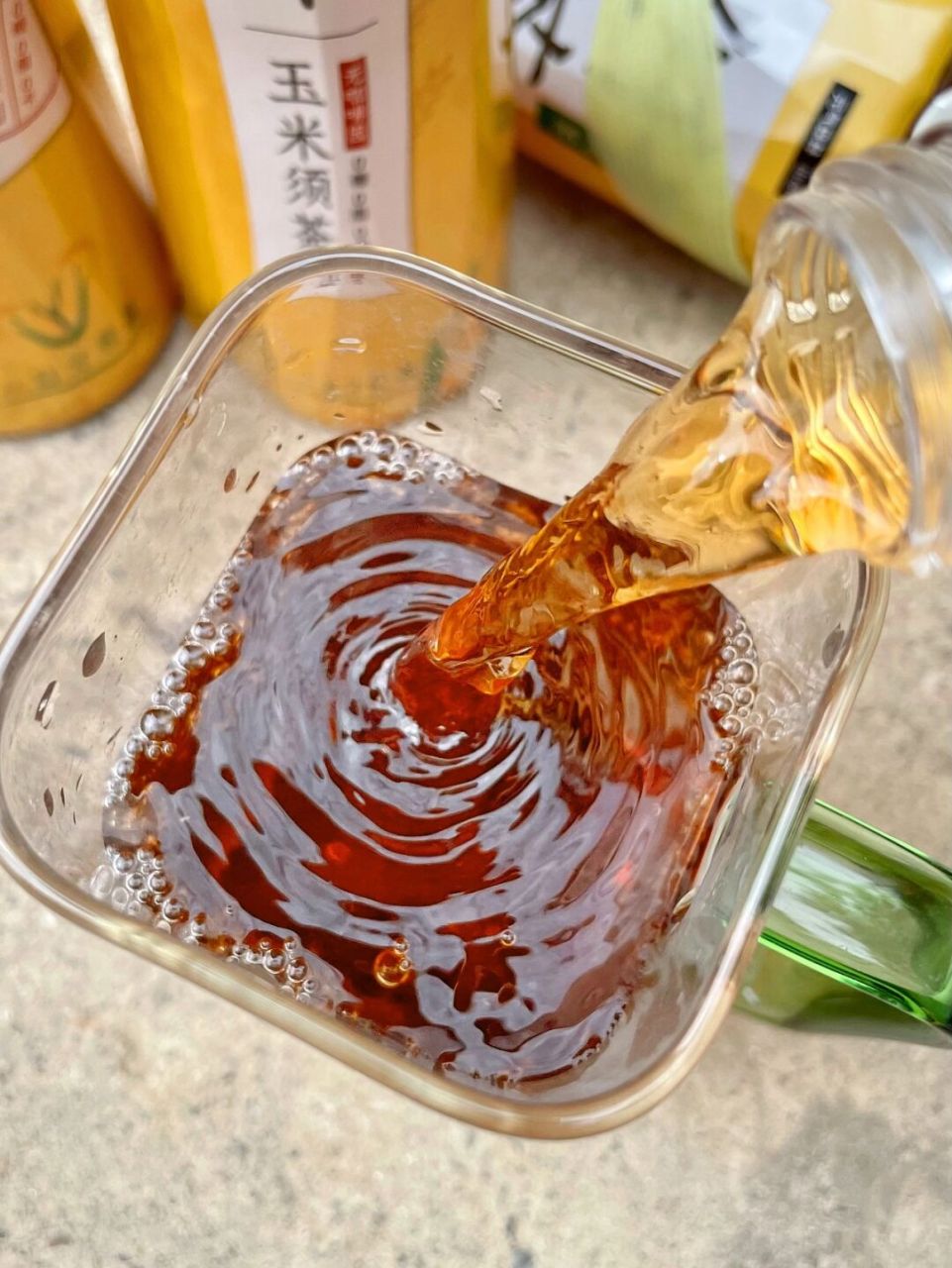 咱就是说还有湿气重的姐妹不知道纤茶玉米须茶吗? 不用煮不用泡!