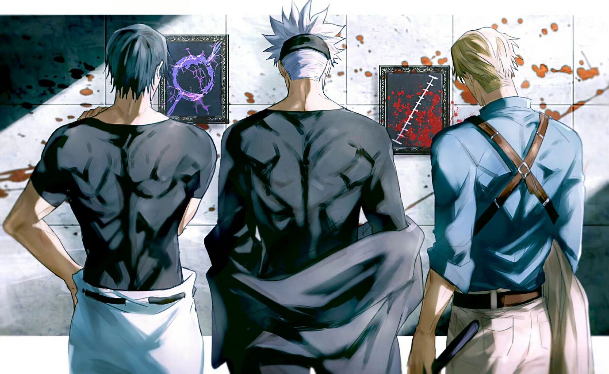 背肌 #动漫# #咒术回战# #伏黑甚尔###五条悟###七海建人##   (t:dms