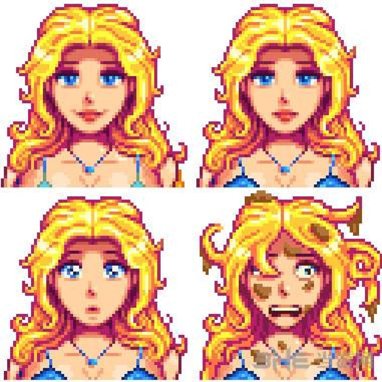 星露谷物语npc攻略之海莉 海莉是一个金发碧眼的大美女,可以说我对她