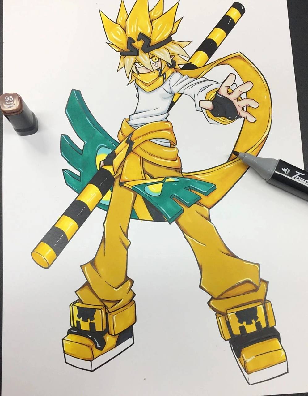 凹凸世界同人手绘|嘉德罗斯 最最最喜欢嘉嘉了 	 想看详细过程的在