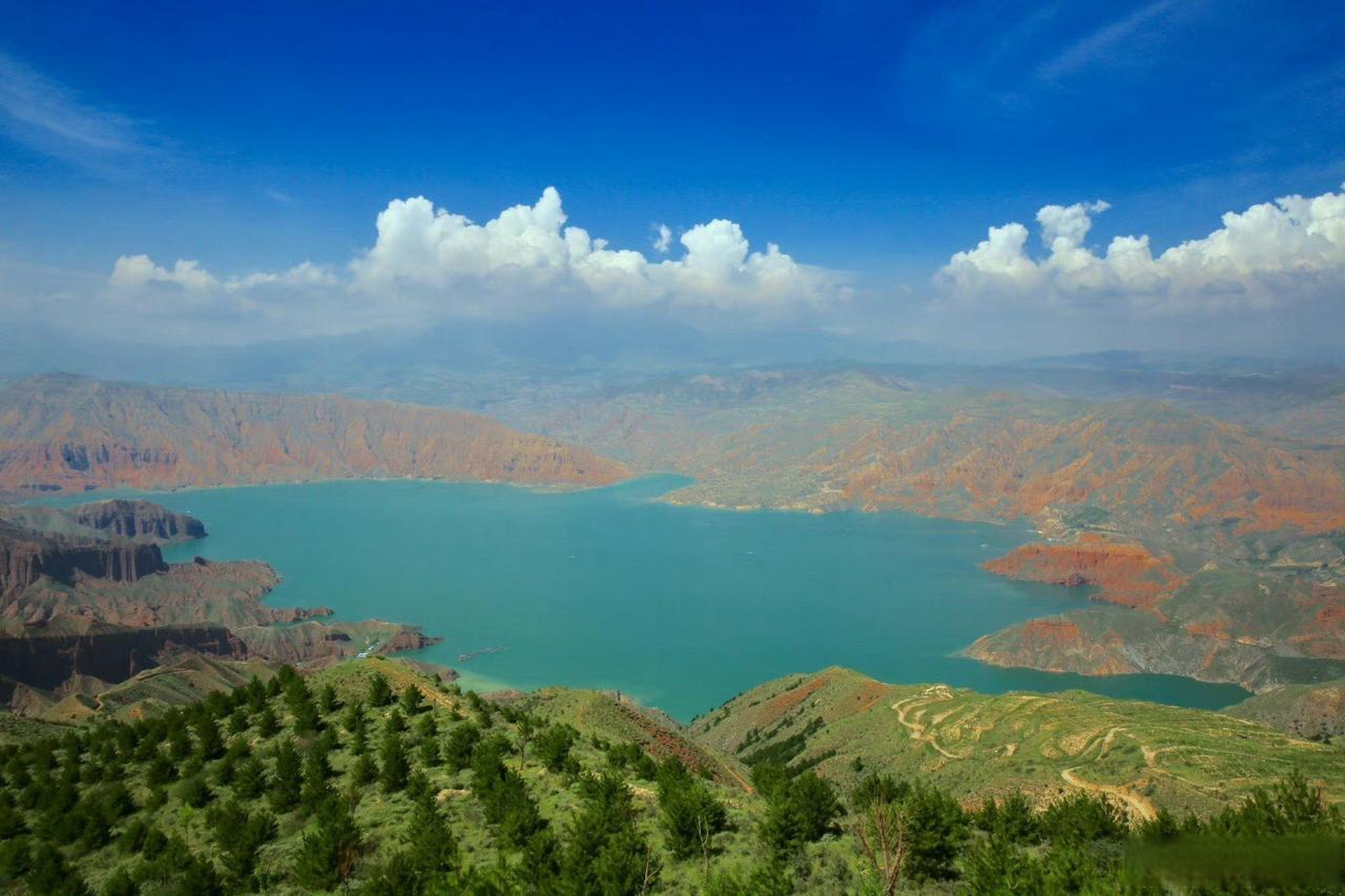 青海,尖扎县,坎布拉国家森林公园.