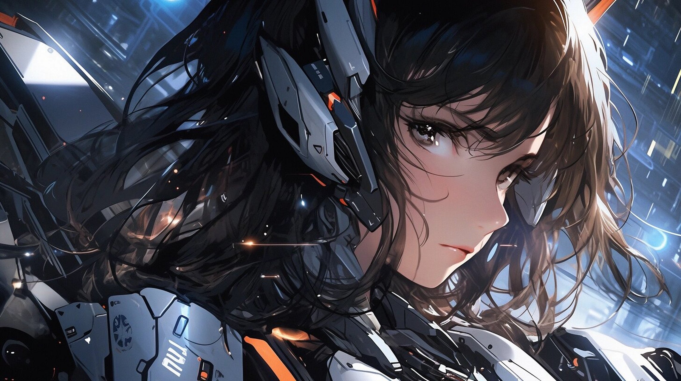 【midjourney】机械少女 超美头像壁纸,持续更新95 咒语 a