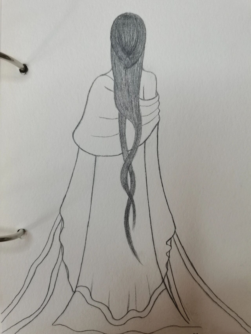 古风人物背影|一起来画画吧~   —————— ฅ՞•ﻌ•